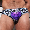 Breedwell Slip de bain Feed Me Swim Noir-Blanc